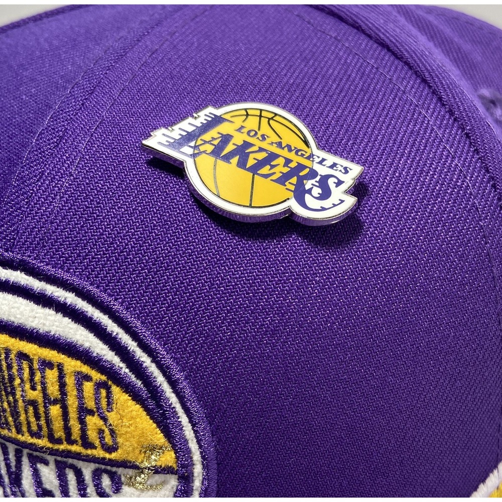 Los Angeles LA Lakers Snapback New Era Hat 2019 Draft Series With Lapel Pin - Picture 5 of 11